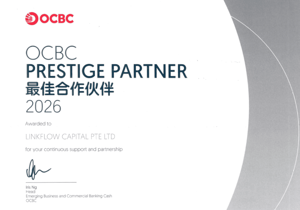 Linkflow Capital Awarded OCBC Prestige Partner 2026