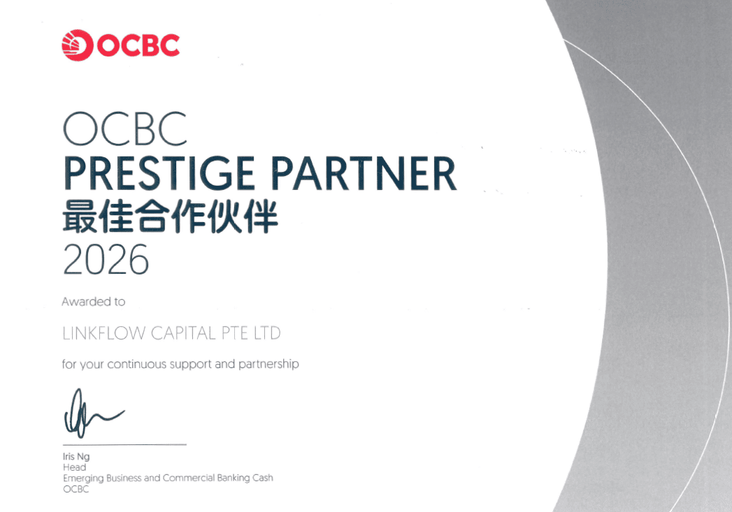 Linkflow Capital Awarded OCBC Prestige Partner 2026